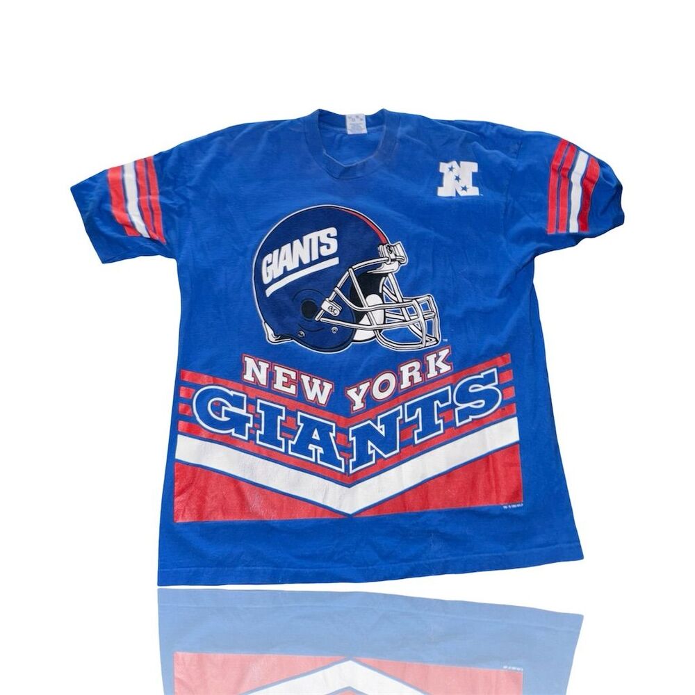 Vintage 1995 New York Giants NFL T-Shirt XL Salem Sportswear Men's Gameday Tee